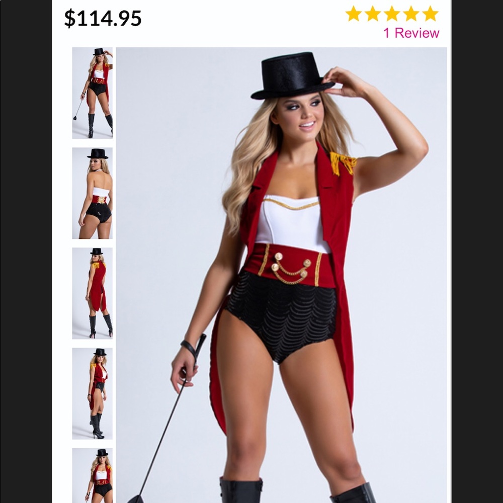 Brand new lion tamer costume
